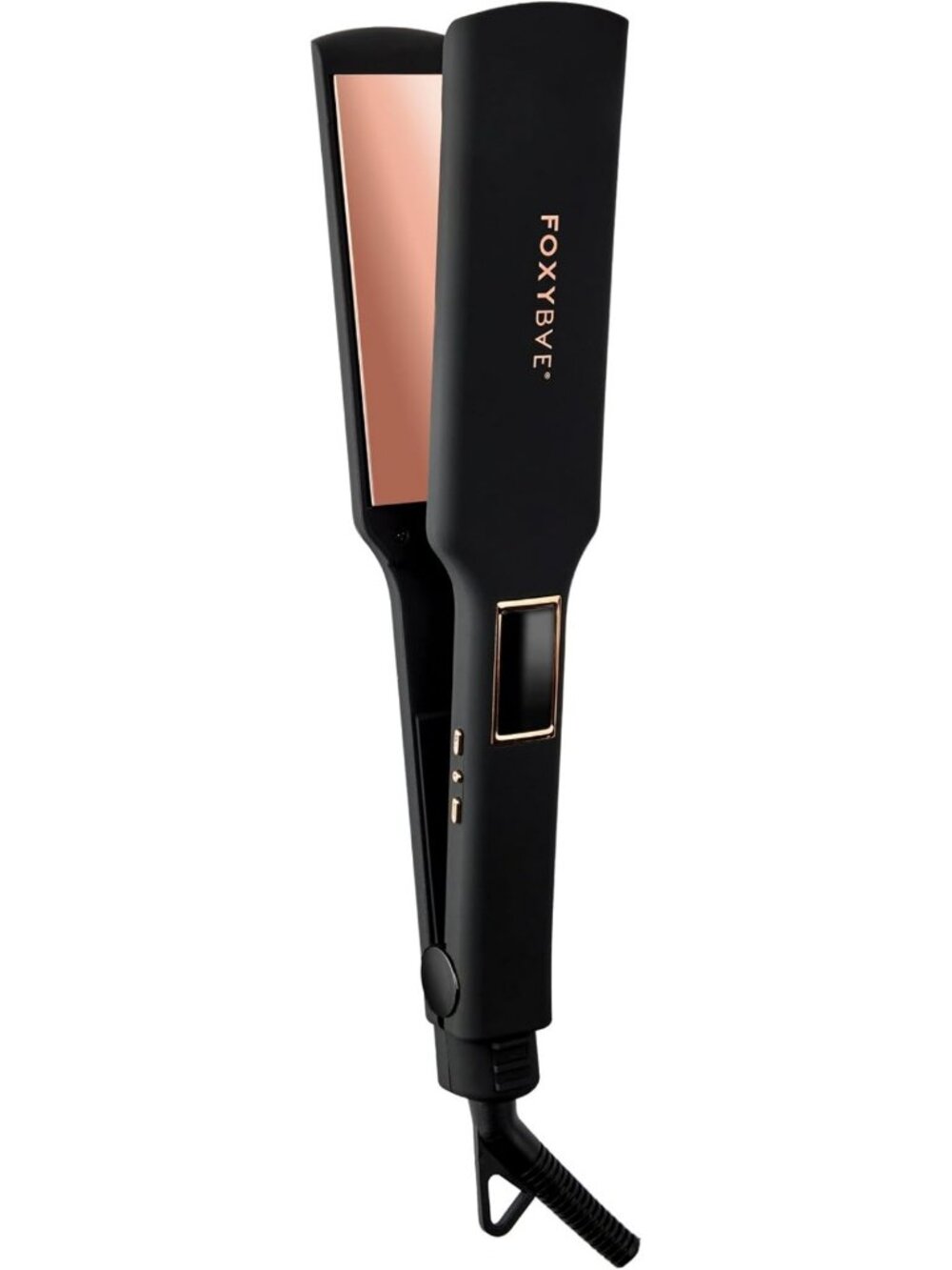 Sleek Titanium Flat Iron Hair Straightener - 1.75" Wide Plate, Dual Voltage
